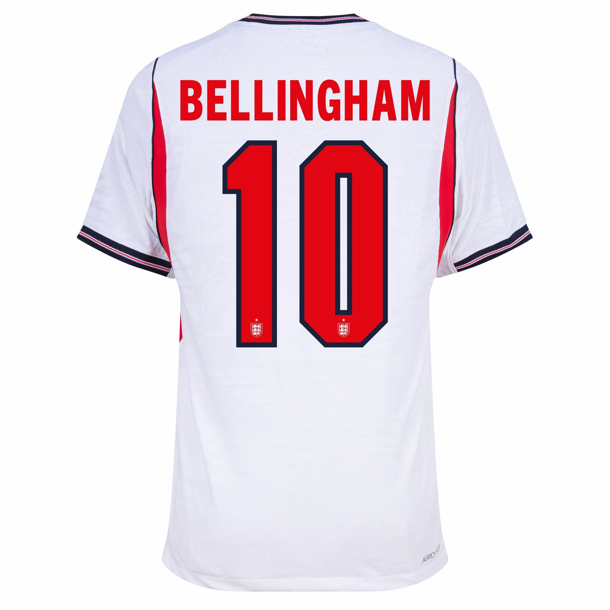 England Aero-Fit Match Home Bellingham 10 Jersey 2026-2027 (Official Printing) (Player Version)