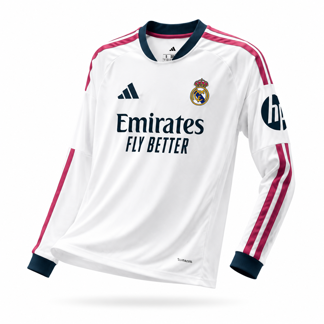 Real Madrid 2026/27 Home Long-Sleeve Jersey (Fan Version)