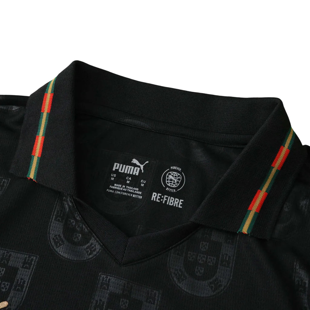 Ronaldo #7 Portugal "Black Panther" Long-Sleeve Jersey (Fan Version)
